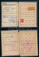 1948-49 Ugyanazon személy részére kiállított Egységes Parasztifjúság Országos Szövetsége és Magyar D...