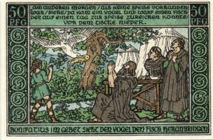 Német Birodalom/Weimari Köztársaság/ Ohrdruf 1921. 50Pf(6x) 6klf db, teljes sor T:I