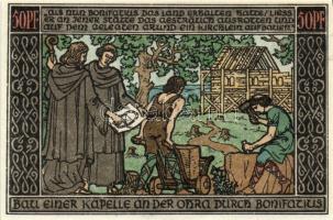 Német Birodalom/Weimari Köztársaság/ Ohrdruf 1921. 50Pf(6x) 6klf db, teljes sor T:I