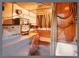 cca 1970 Ganz szíriai kikötői vontatóhajó termék bemutató kiadvány 15 eredeti fotóval