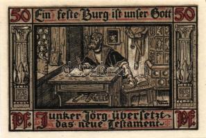 Német Birodalom/Weimari Köztársaság/ Eisenach 1921. 50Pf(6x) 6klf db, teljes sor T:I