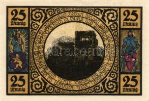 Német Birodalom/Weimari Köztársaság/ Lobeda 1921. 10Pf + 25Pf(3x) + 50Pf(4x) 8klf db, teljes sor T:I