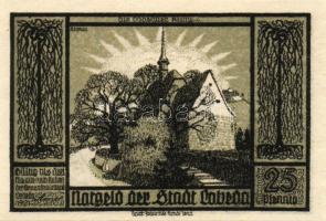 Német Birodalom/Weimari Köztársaság/ Lobeda 1921. 10Pf + 25Pf(3x) + 50Pf(4x) 8klf db, teljes sor T:I