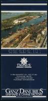 1923, 1925 A DGT Dunagőzhajózási Társaság szilveszteri mulatságára szóló rajzos meghívó 21x18, 17x21...