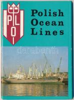 13 db MODERN lengyel hajó képeslapsorozat tokban / Polish Ocean Lines - 13 modern unused postcards in case