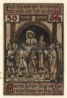 Német Birodalom/Weimari Köztársaság/ Eisenach 1921. 50Pf(6x) 6klf db, teljes sor T:I