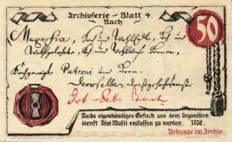 Német Birodalom/Weimari Köztársaság/ Mühlhausen 1921. 50Pf(5x) 5klf db, teljes sor T:I