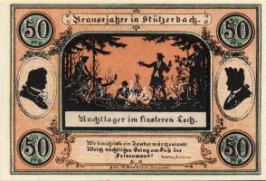 Német Birodalom/Weimari Köztársaság/ Stützerbach 1921. 50Pf(5x) + 75Pf(2x) 7klf db, teljes sor T:I