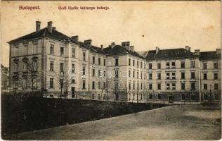 1914 Budapest XI. Gróf Hadik laktanya belseje. Winter Samu kiadása (fl)