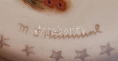 Hummel-Goebel disztányér. Matricás, jelzett, hibátlan, tartóval d: 8 cm