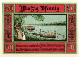 Német Birodalom/Weimari Köztársaság/Aken 1921. 25Pf + 50Pf(4x) + 75Pf 6klf db, teljes sor T:I