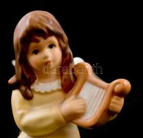 2 db Goebel angyalos gyertyatartó. Kézzel festett,  jelzett, hibátlan. 9 cm