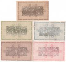 1946. 10.000AP + 50.000AP + 100.000AP + 500.000AP + 1.000.000AP T:II-III