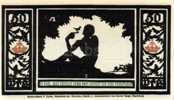 Német Birodalom/Weimari Köztársaság/ Quedlinburg 1921. 50Pf(6x) 6klf db, teljes sor T:I