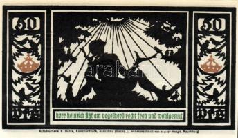 Német Birodalom/Weimari Köztársaság/ Quedlinburg 1921. 50Pf(6x) 6klf db, teljes sor T:I