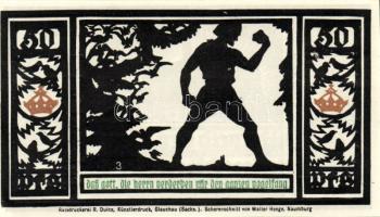 Német Birodalom/Weimari Köztársaság/ Quedlinburg 1921. 50Pf(6x) 6klf db, teljes sor T:I