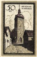 Német Birodalom/Weimari Köztársaság/ Mücheln 1921. 25Pf + 50Pf(3x) + 75Pf 5klf db, teljes sor T:I,I-