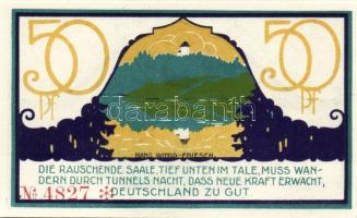 Német Birodalom/Weimari Köztársaság/ Ziegenrück 1921. 25Pf + 50Pf + 75Pf 3klf db, teljes sor T:I