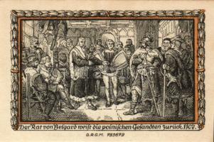 Német Birodalom/Weimari Köztársaság/ Belgard D.N. 25Pf + 50Pf + 75Pf + 1M + 2M 5klf db, teljes sor T...