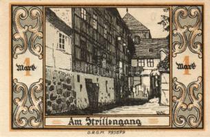 Német Birodalom/Weimari Köztársaság/ Belgard D.N. 25Pf + 50Pf + 75Pf + 1M + 2M 5klf db, teljes sor T...