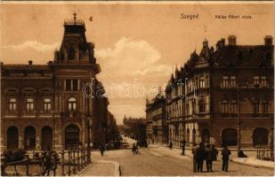 Szeged, Kállay Albert utca, Fodor József üzlete (kissé ázott sarkak / slightly wet corners)