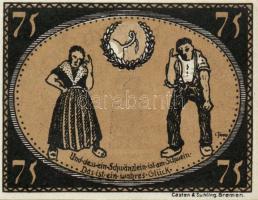 Német Birodalom/Weimari Köztársaság/ Diepholz 1921. 75Pf(4x) 4klf db, teljes sor T:I,I-