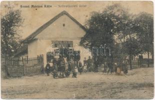 1916 Szentmártonkáta, Fogyasztási és Értékesítő Szövetkezet üzlete (lyuk / pinhole)