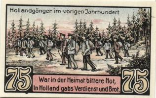 Német Birodalom/Weimari Köztársaság/ Freren 1921. 50Pf + 75Pf + 1M 3klf db, teljes sor T:I