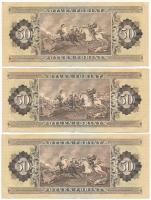 1983. 50Ft (3x) T:III szép papír Adamo F23