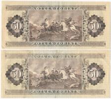 1989. 50Ft (2x) T:III szép papír Adamo F25