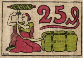 Német Birodalom/Weimari Köztársaság/ Blumenthal 1921. 25Pf + 50Pf + 75Pf 3klf db, teljes sor T:I