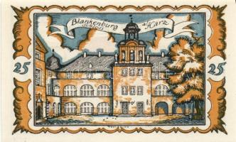 Német Birodalom/Weimari Köztársaság/ Braunschweig 1921. "Blankenburg" 10Pf + 25Pf + 50Pf +...