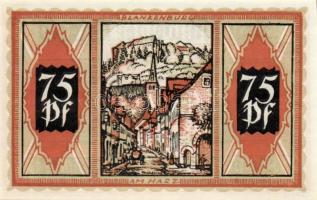 Német Birodalom/Weimari Köztársaság/ Braunschweig 1921. "Blankenburg" 10Pf + 25Pf + 50Pf +...