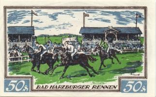 Német Birodalom/Weimari Köztársaság/ Braunschweig 1921. "Bad Harzburg" 10Pf + 25Pf + 50Pf ...