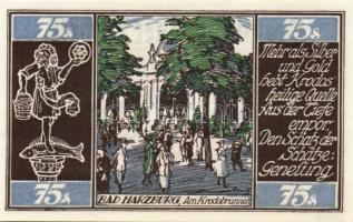 Német Birodalom/Weimari Köztársaság/ Braunschweig 1921. "Bad Harzburg" 10Pf + 25Pf + 50Pf ...