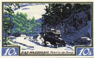 Német Birodalom/Weimari Köztársaság/ Braunschweig 1921. "Bad Harzburg" 10Pf + 25Pf + 50Pf ...
