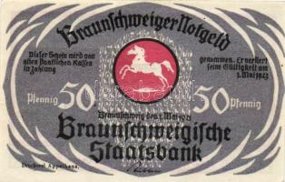 Német Birodalom/Weimari Köztársaság/ Braunschweig 1921. "Bad Harzburg" 10Pf + 25Pf + 50Pf ...