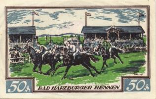 Német Birodalom/Weimari Köztársaság/ Braunschweig 1921. "Bad Harzburg" 10Pf + 25Pf + 50Pf ...