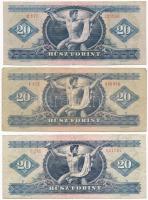 1969-1980. 20Ft (3xklf) T:III Adamo F15,F16,F17