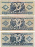 1969-1980. 20Ft (3xklf) T:III Adamo F15,F16,F17