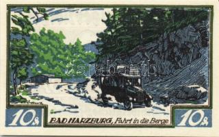 Német Birodalom/Weimari Köztársaság/ Braunschweig 1921. "Bad Harzburg" 10Pf + 25Pf + 50Pf ...