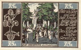 Német Birodalom/Weimari Köztársaság/ Braunschweig 1921. "Bad Harzburg" 10Pf + 25Pf + 50Pf ...