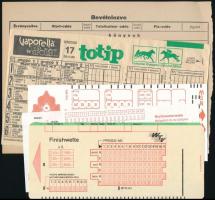 cca 1940-1960 24 db lóverseny jegy