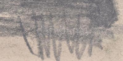 Deli Antal (1886-1960): 2 db rajz. Ceruza, papír, kartonra kasírozva. Jelzés nélkül .17x20 és 17,5x2...