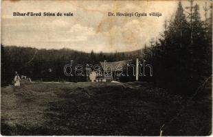 1908 Biharfüred, Stana de Vale, Stina de Vale; Dr. Hoványi Gyula villája. Helyfi László kiadása / villa (EB)