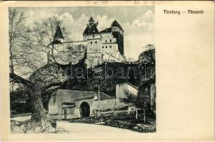 Törcsvár, Törzburg, Bran-Poarta, Bran; kastély. Kunstanstalt Jos. Drotleff Nr. 357. / castle (EK)