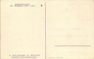 Székelyudvarhely, Odorheiu Secuiesc;  A Református kollégium új épülete / Calvinist boarding school