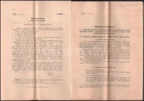 1917 Katonai akadémiák és reáliskolákba való felvétel, haditengerészeti akadémiába való felvétel szabályai, kérvényminták 24 p.