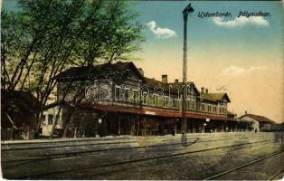 1915 Dombóvár, Újdombóvár vasútállomás, pályaudvar (EK)