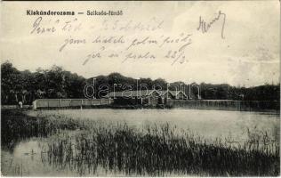 Kiskundorozsma (Szeged), Sziksós fürdő. Grünwald Hermann kiadása (fl)